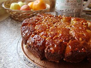 Karamelov monkey bread